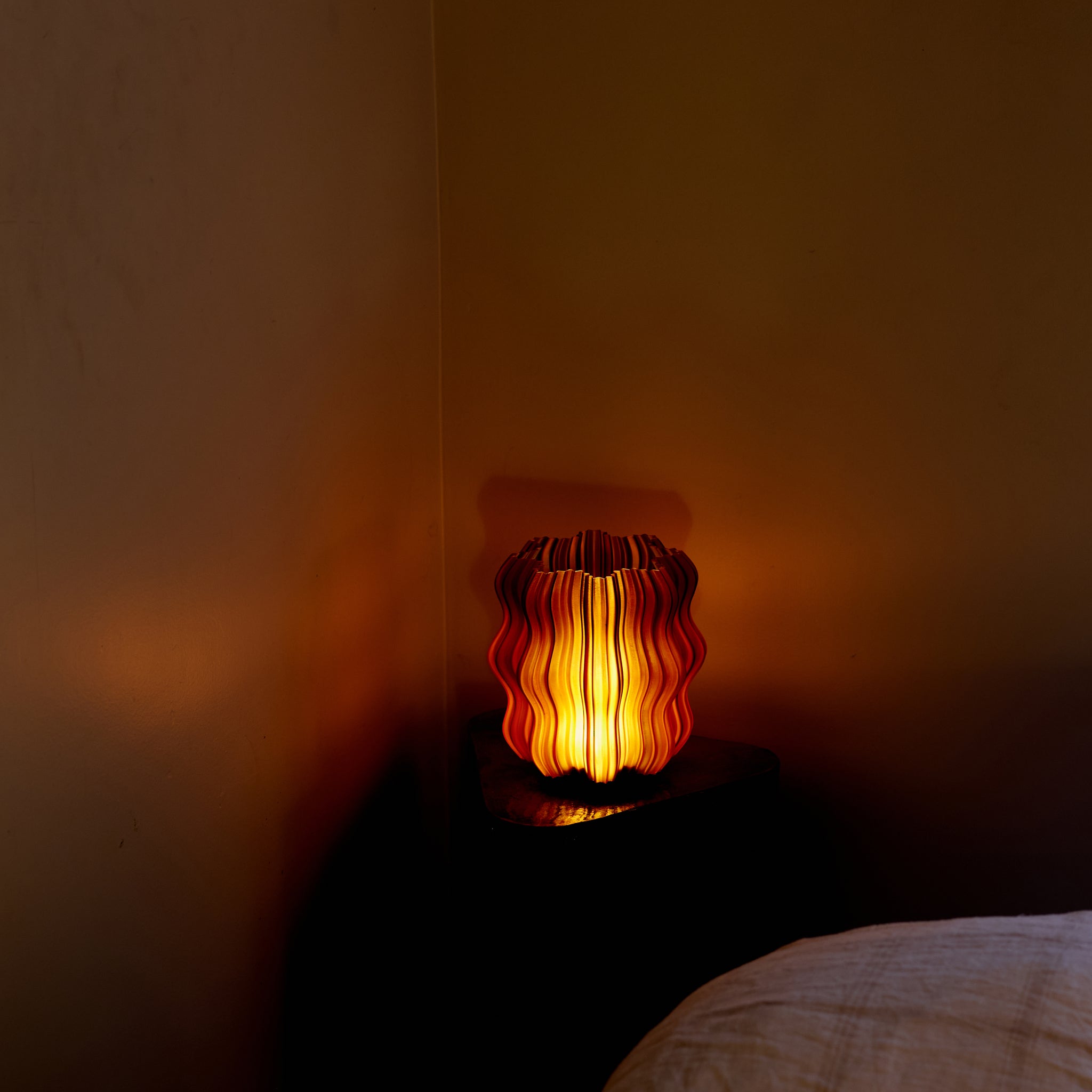 Cordless Mini Wavy Lamp